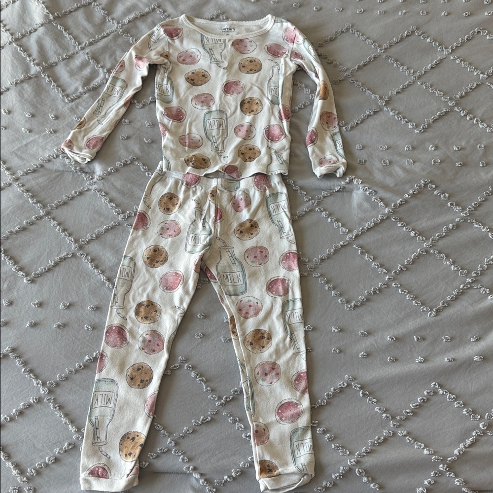 Kids Cookie Print Pajama Set